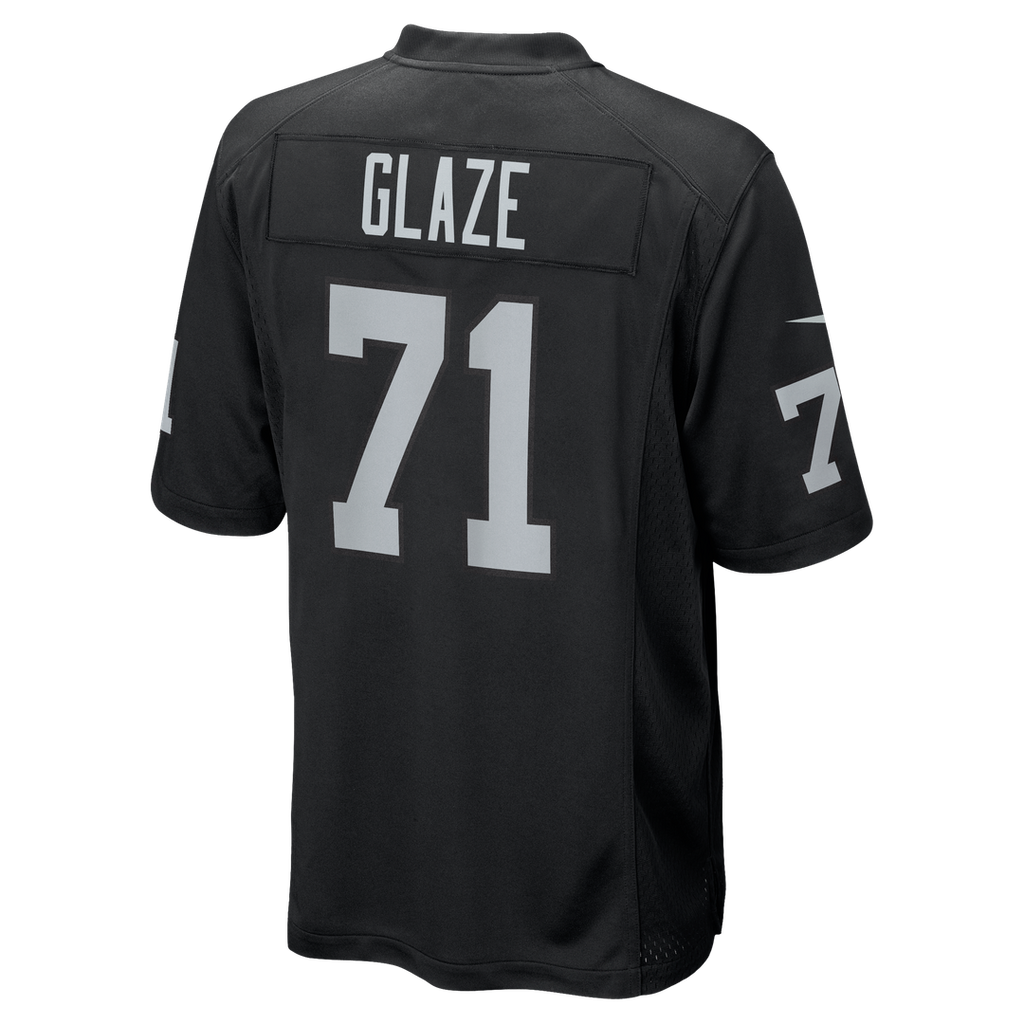 Las Vegas Raiders DJ Glaze Black Team Game Jersey