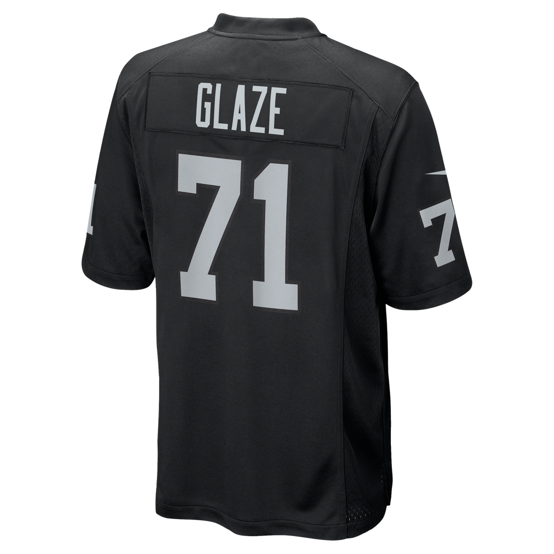 Las Vegas Raiders DJ Glaze Black Team Game Jersey