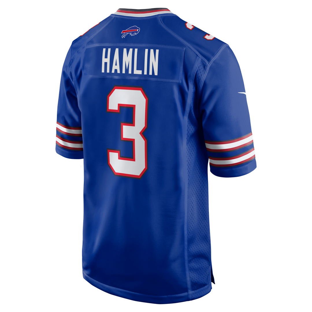 Buffalo Bills Damar Hamlin White Game Jersey