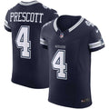 Dallas Cowboys Dak Prescott Navy Team Vapor F.U.S.E. Elite Jersey
