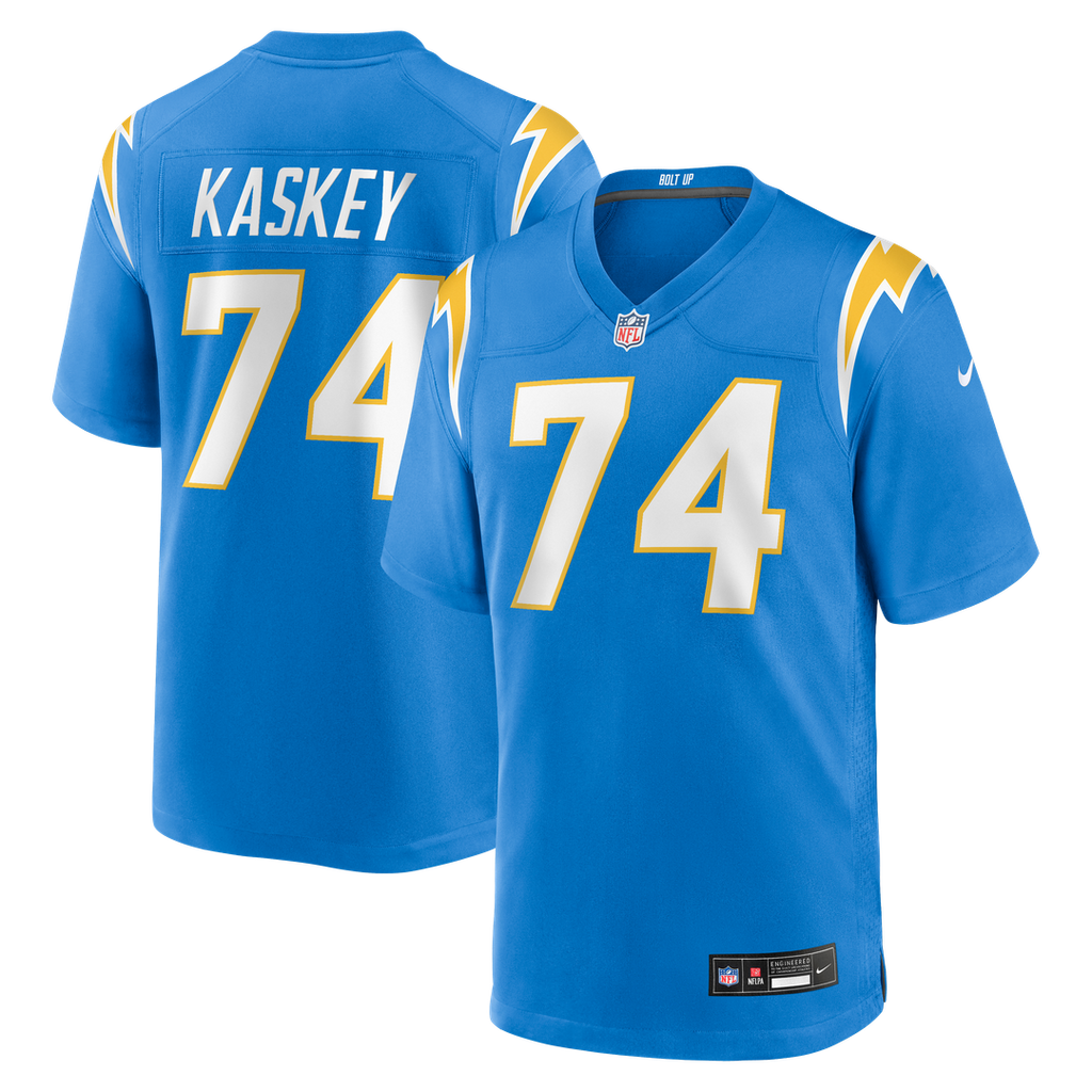 Los Angeles Chargers Matt Kaskey Powder Blue Team Game Jersey