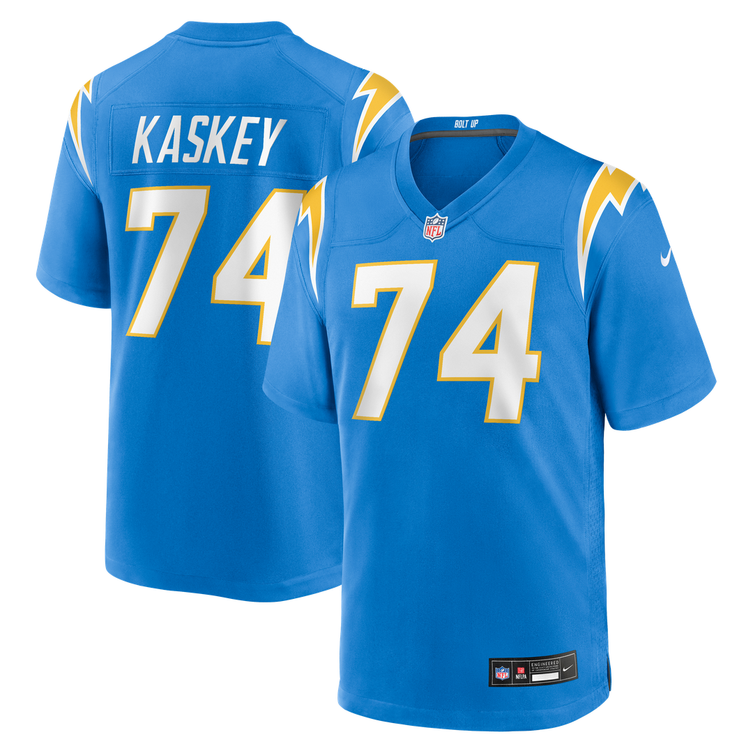 Los Angeles Chargers Matt Kaskey Powder Blue Team Game Jersey