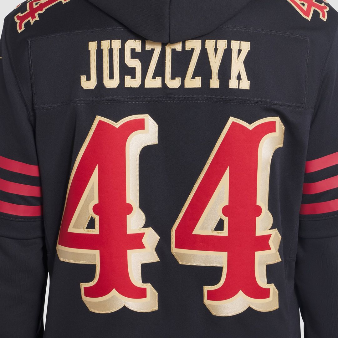 San Francisco 49ers Kyle Juszczyk Black Rivalries Collection Stitched Limited Jersey