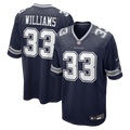 Dallas Cowboys Javonte Williams Navy Team Game Jersey