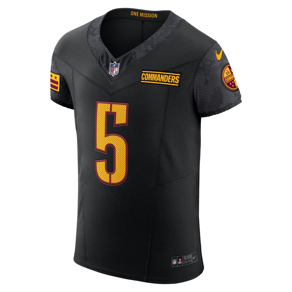 Washington Commanders Jayden Daniels Burgundy Team Vapor F.U.S.E. Elite Jersey