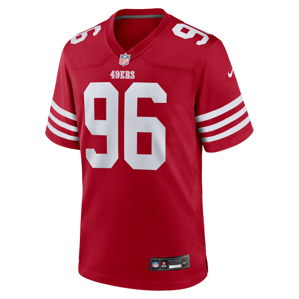 San Francisco 49ers Jordan Jefferson Scarlet Team Game Jersey