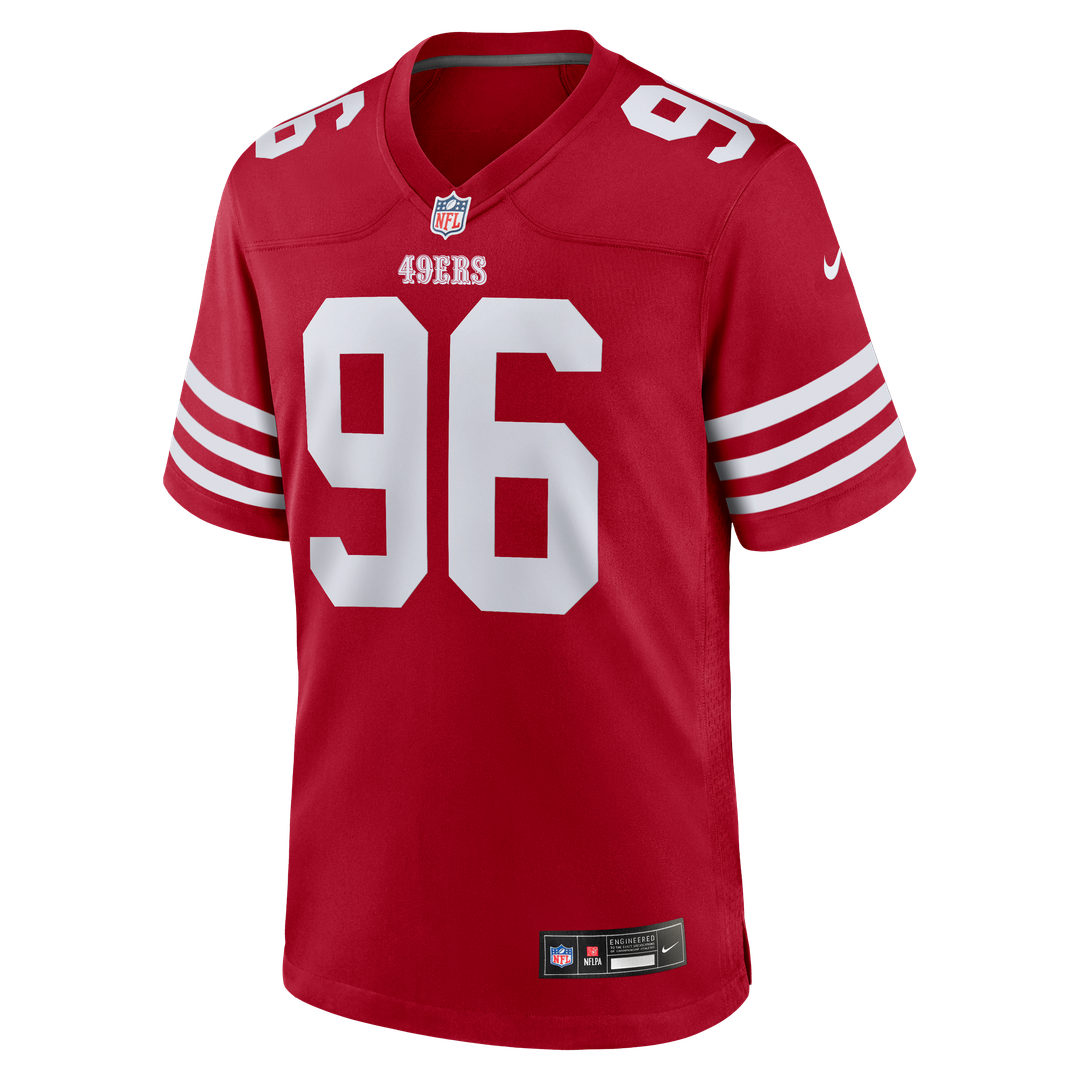 San Francisco 49ers Jordan Jefferson Scarlet Team Game Jersey