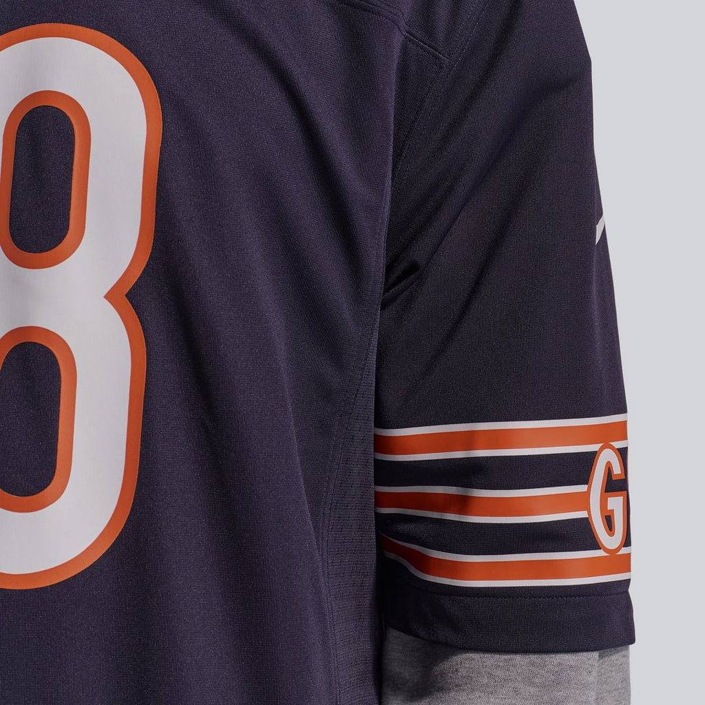 Chicago Bears Caleb Williams Navy Player Game Jersey