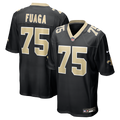 New Orleans Saints Taliese Fuaga Black Player Game Jersey