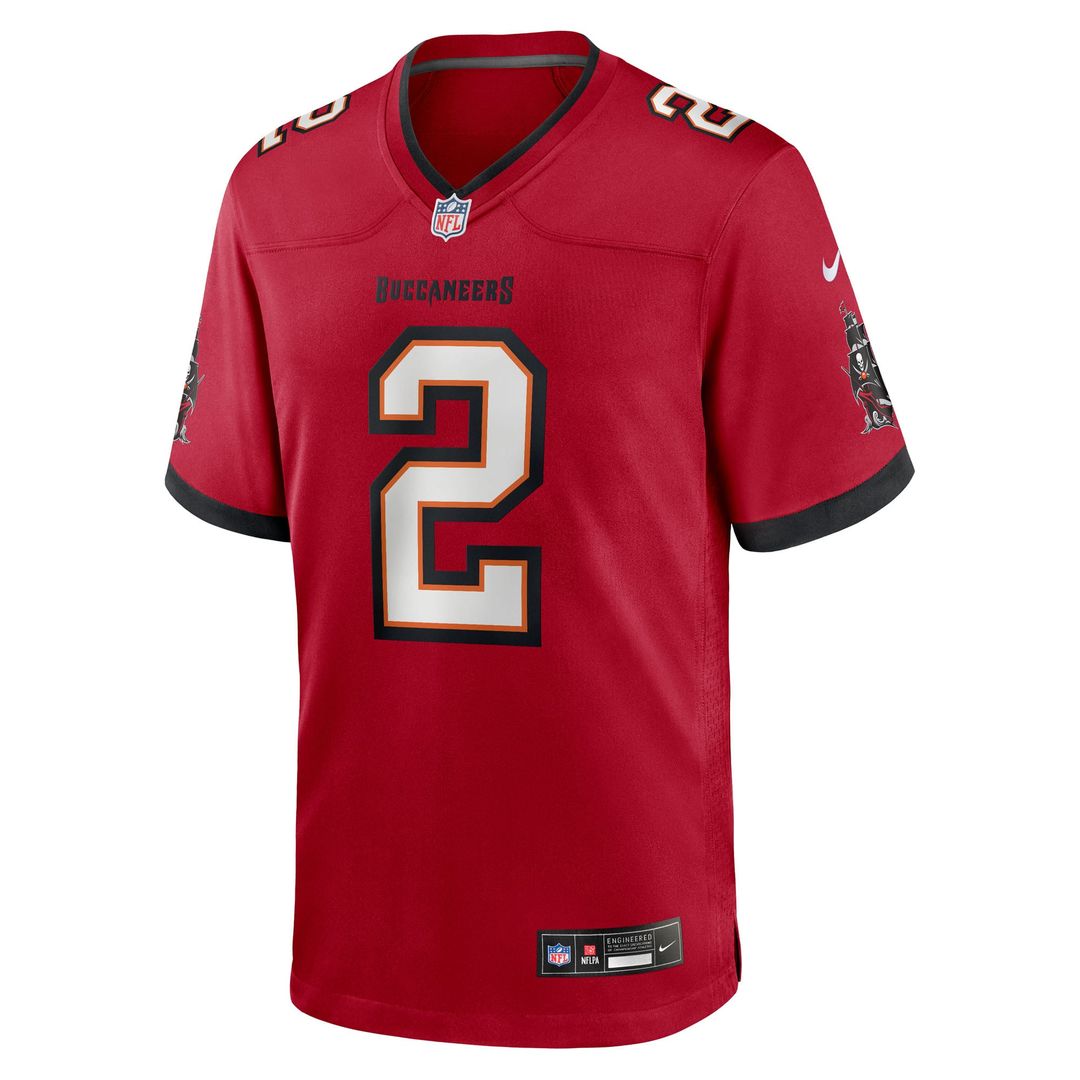 Tampa Bay Buccaneers Emeka Egbuka Red Team Game Jersey