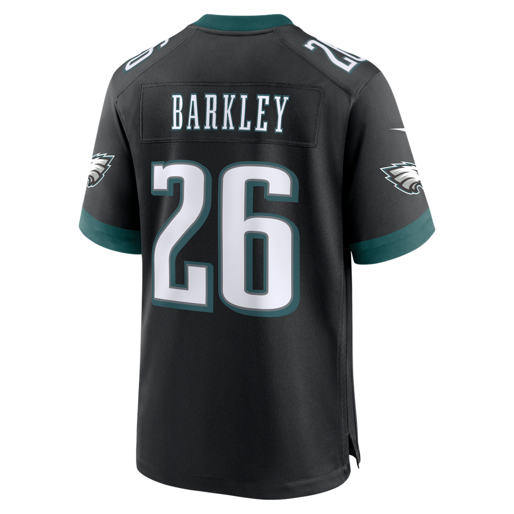 Philadelphia Eagles Saquon Barkley Midnight Green Team Game Jersey
