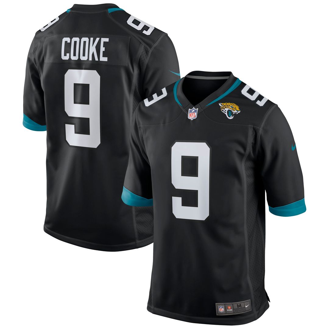 Jacksonville Jaguars Logan Cooke Teal Game Jersey
