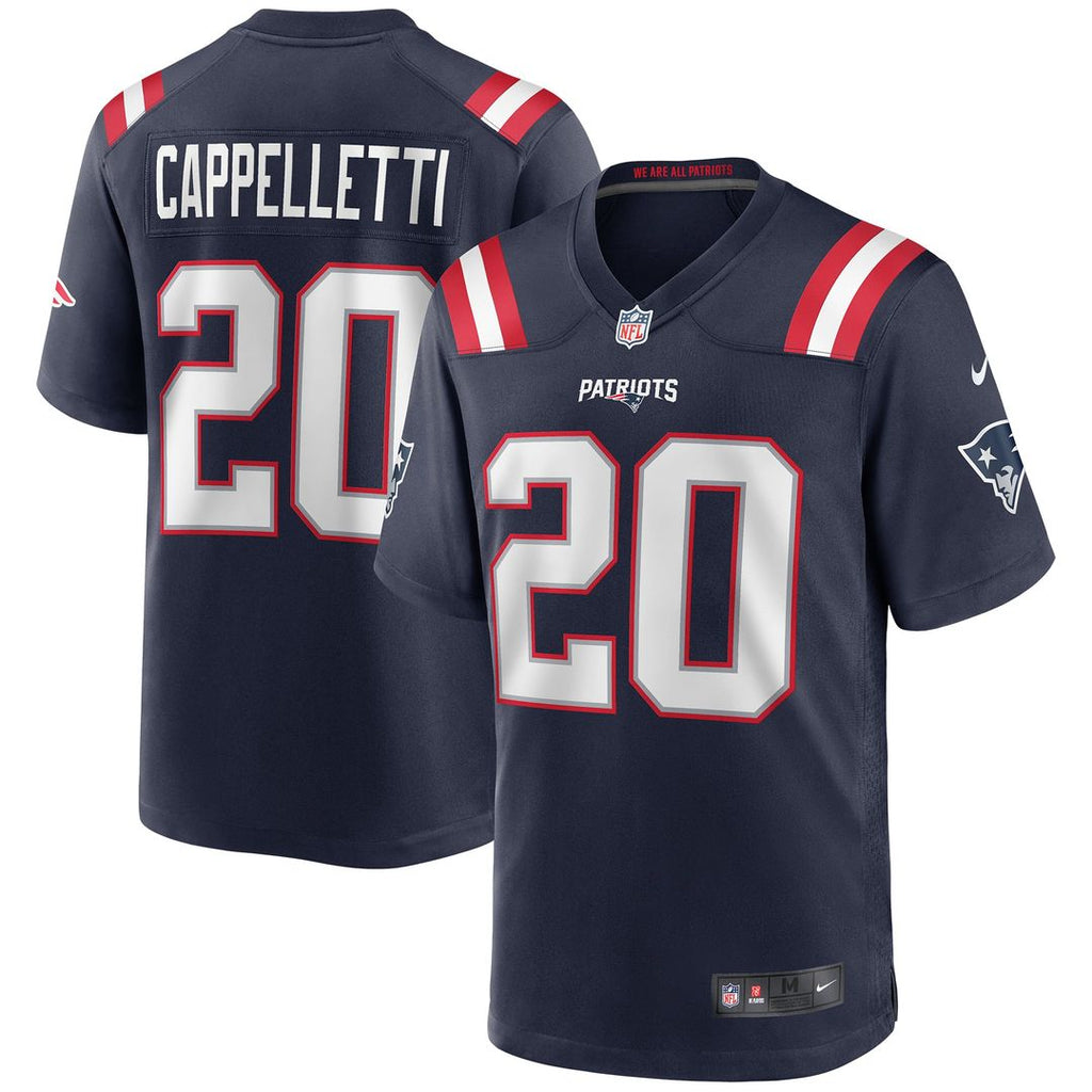 New England Patriots Gino Cappelletti Navy Game Retired Player Jersey