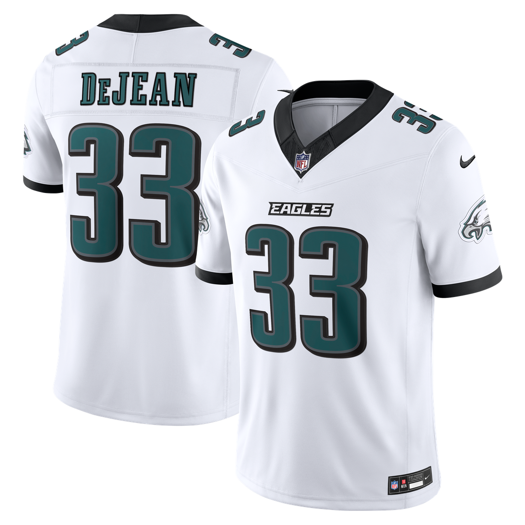 Philadelphia Eagles Cooper DeJean White Vapor F.U.S.E. Stitched Limited Jersey