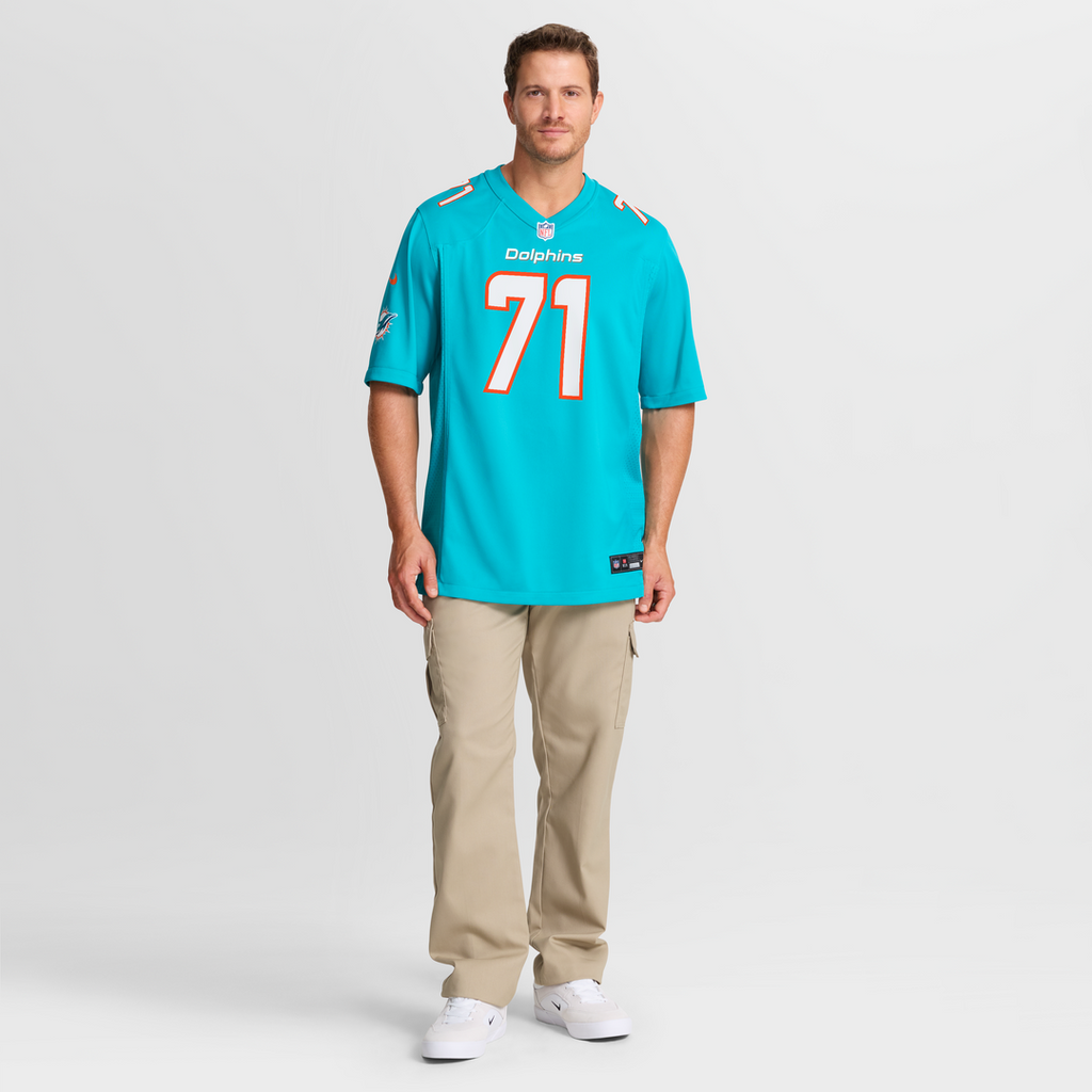 Miami Dolphins Kion Smith Aqua Game Jersey