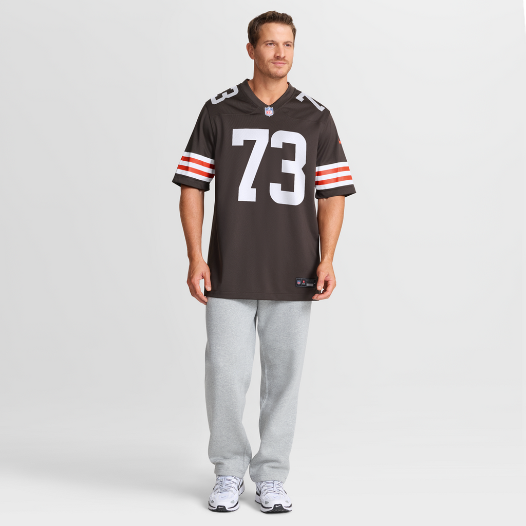 Cleveland Browns Joe Thomas Brown Retired Game Player Jersey