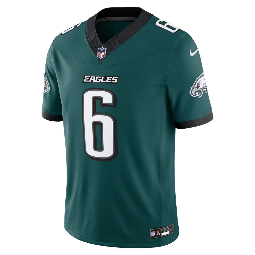 Philadelphia Eagles DeVonta Smith Kelly Green Alternate Vapor F.U.S.E. Stitched Limited Jersey