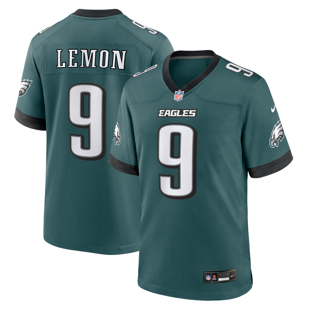 Philadelphia Eagles Makai Lemon Green Team Game Jersey