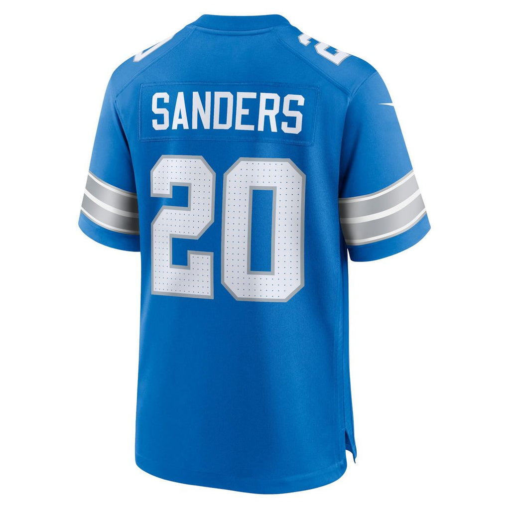 Detroit Lions Barry Sanders Blue Retired Player Game Jersey