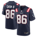 New England Patriots Efton Chism III Navy Team Game Jersey