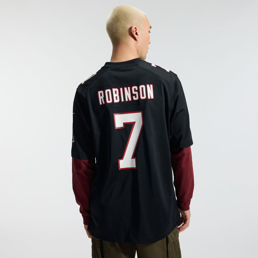 Atlanta Falcons Bijan Robinson Black Throwback Game Jersey