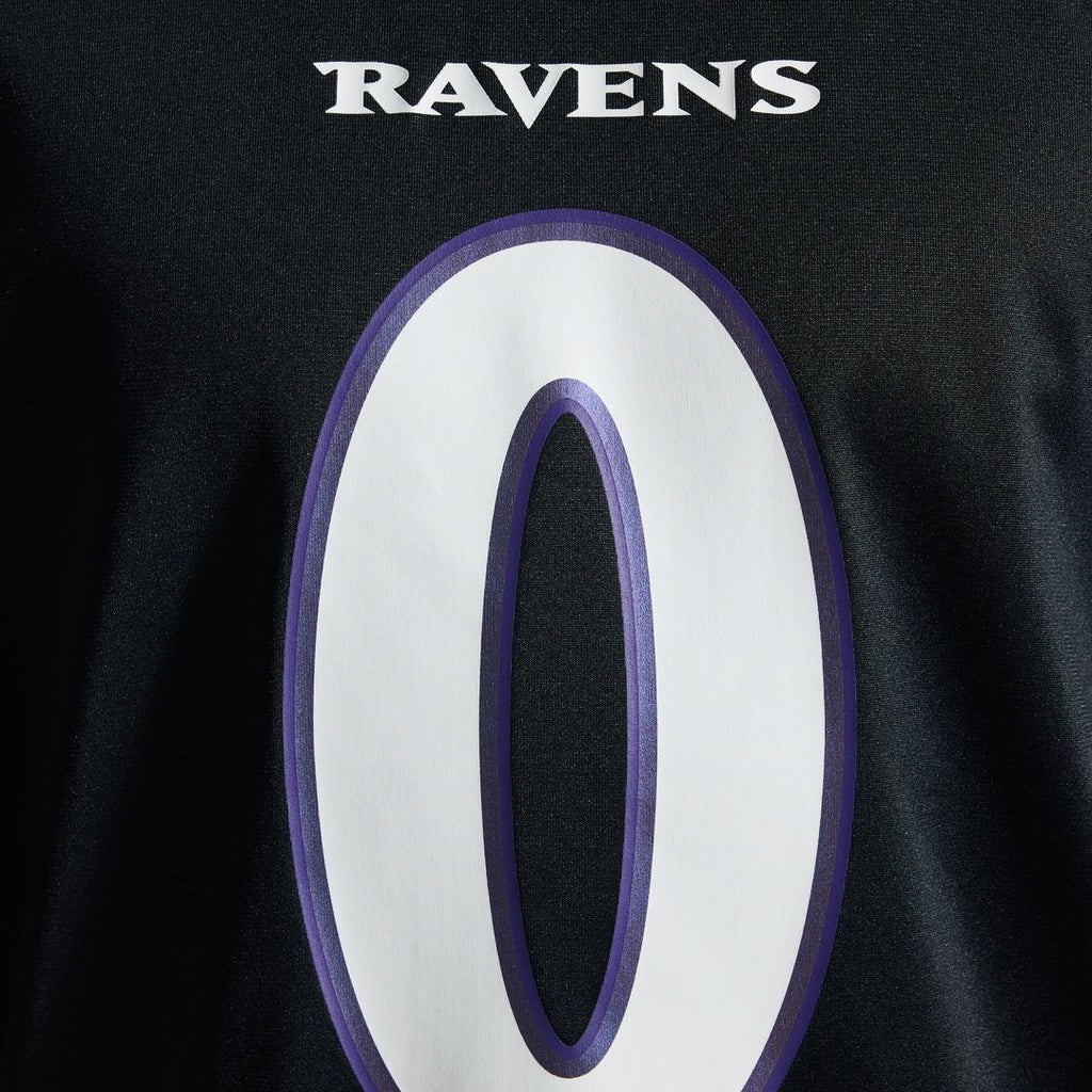 Baltimore Ravens Roquan Smith Black Alternate Game Jersey