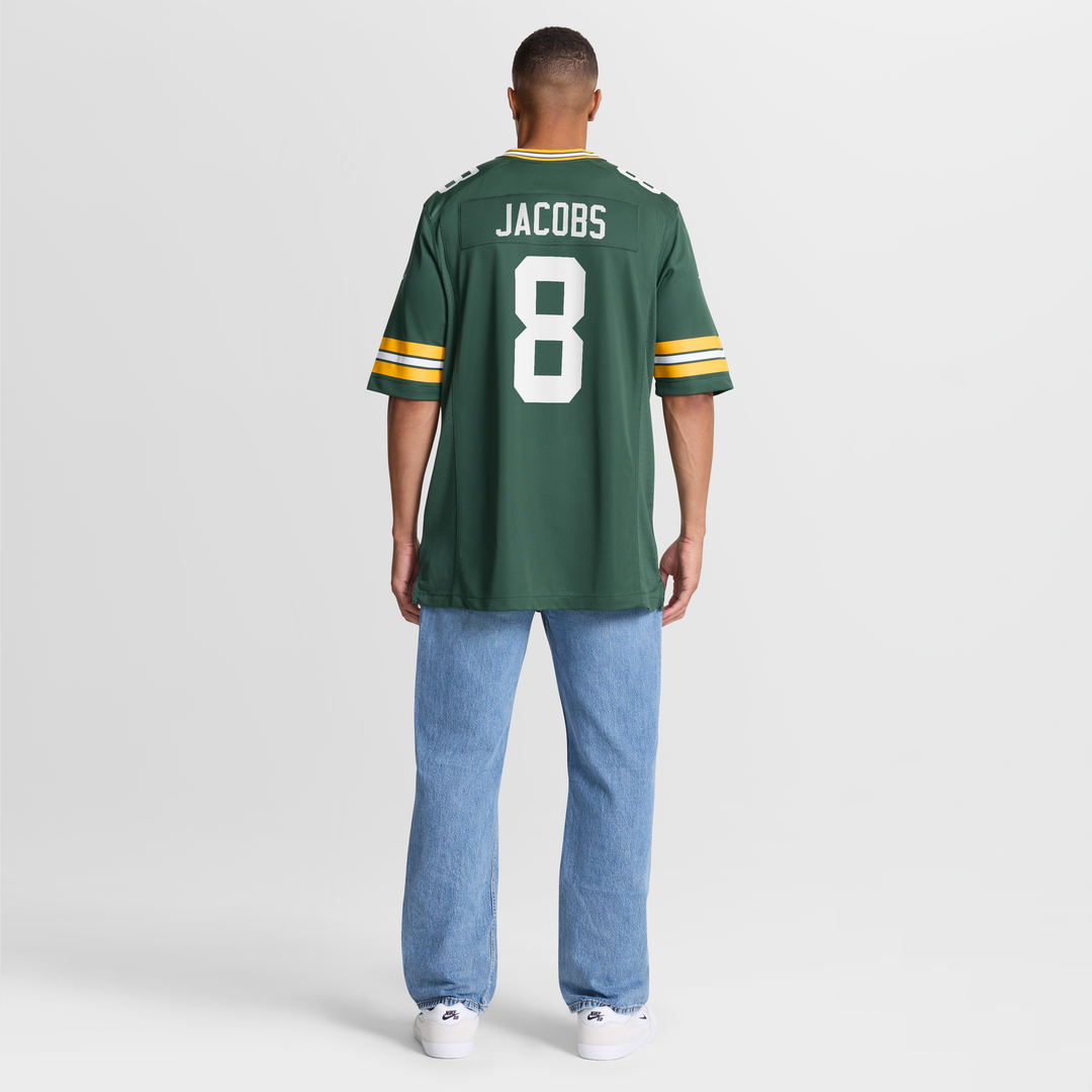 Green Bay Packers Josh Jacobs Green Team Game Jersey
