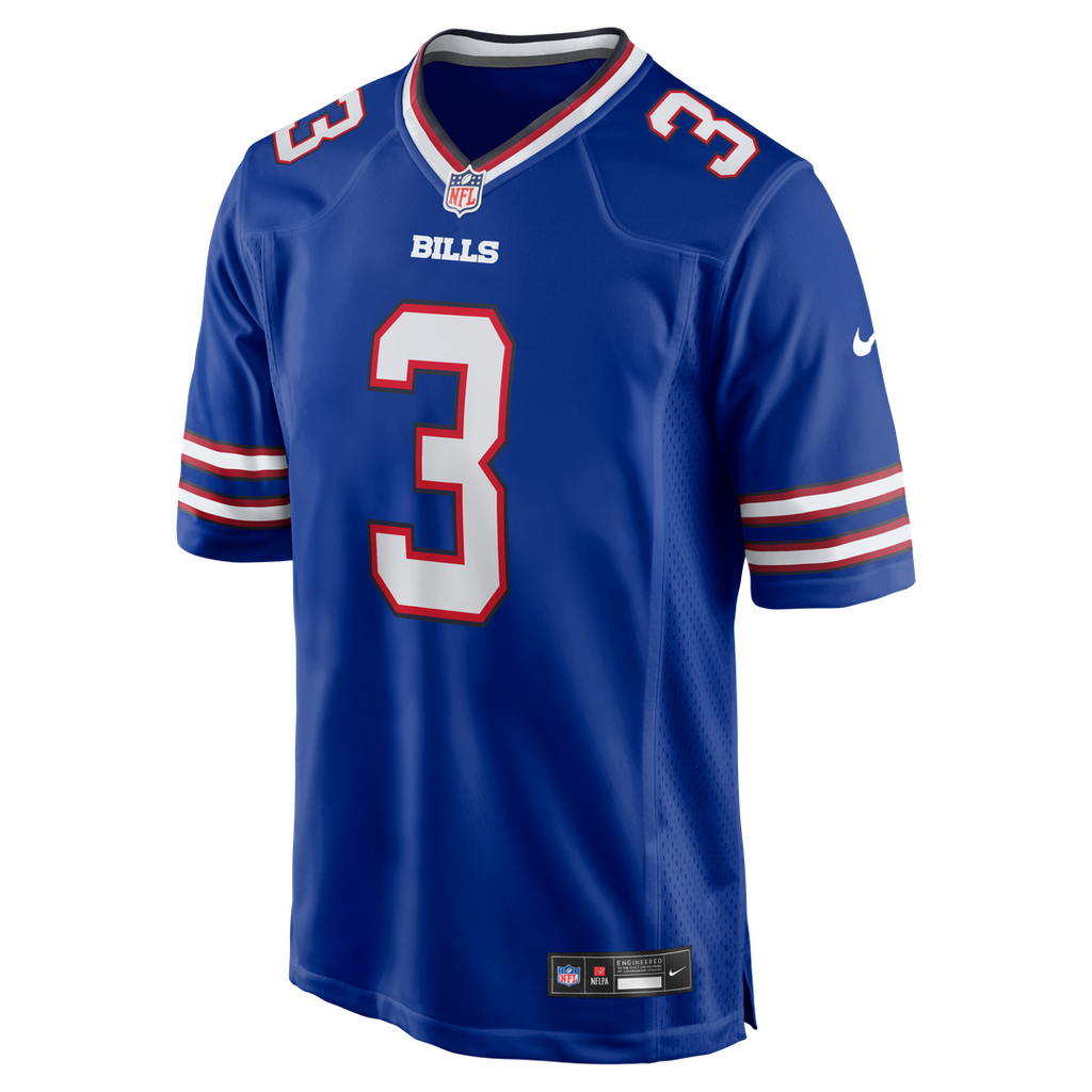 Buffalo Bills Damar Hamlin White Game Jersey
