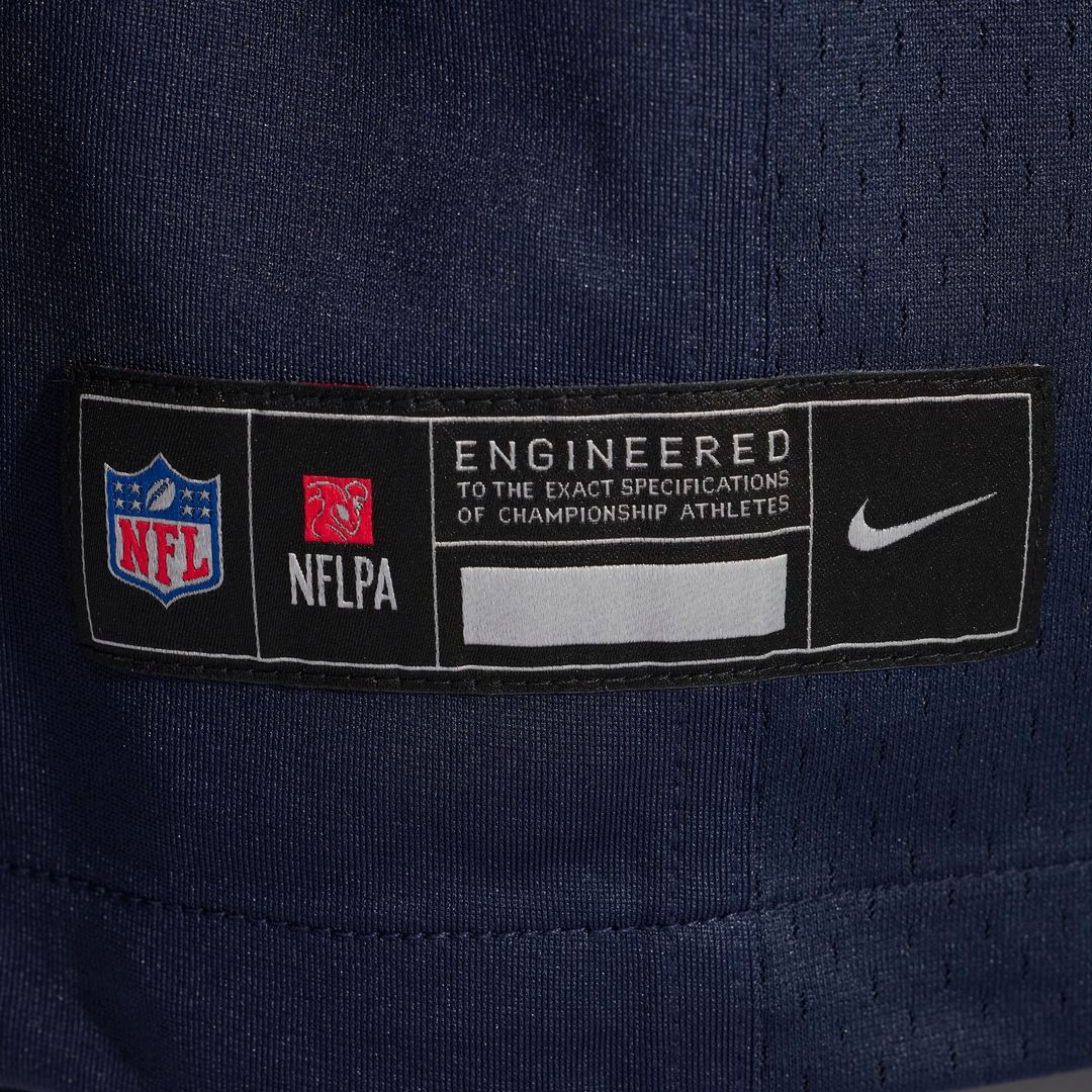Chicago Bears Nick McCloud Navy Team Game Jersey