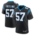 Carolina Panthers Monroe Freeling Black Team Game Jersey