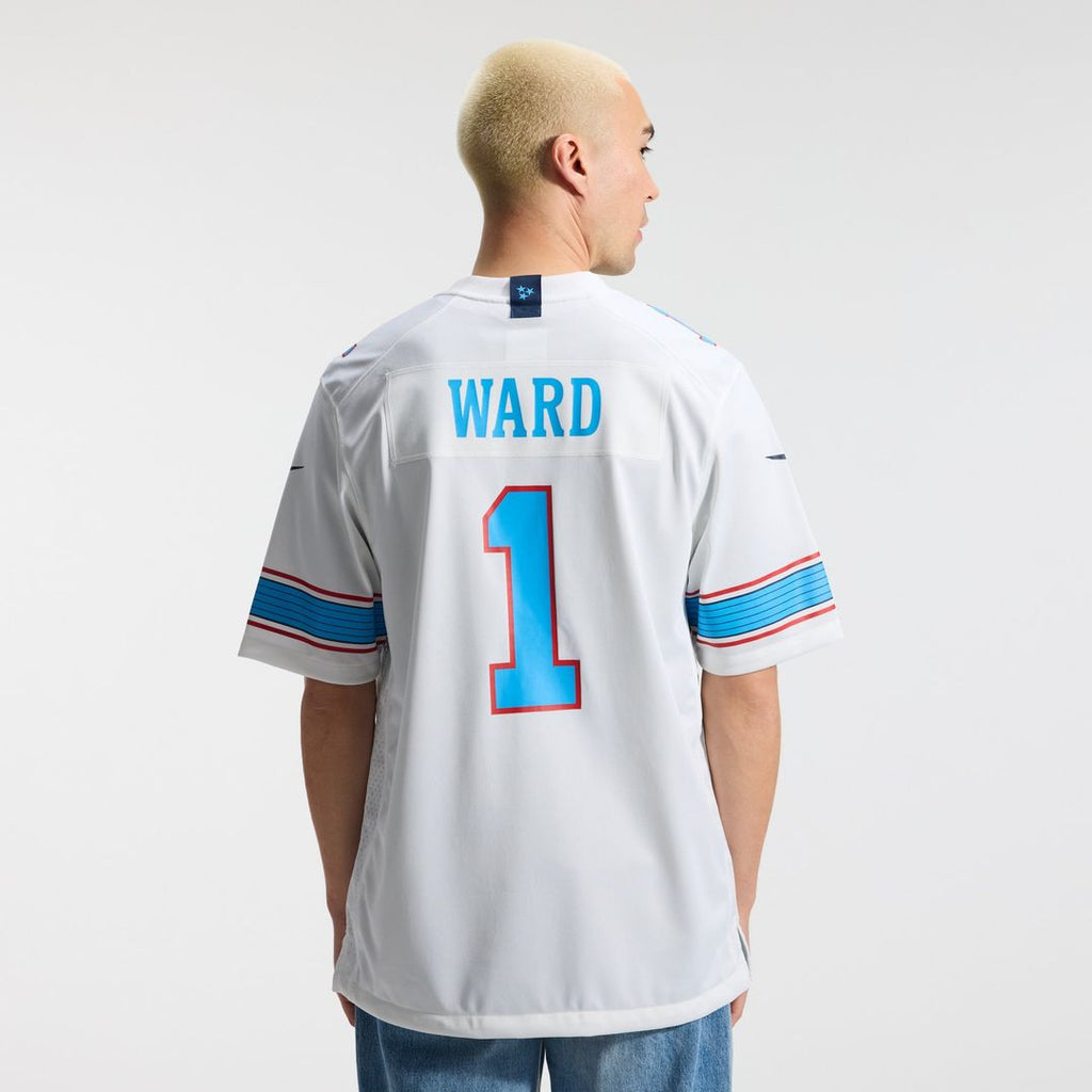 Tennessee Titans Cameron Ward Light Blue Game Jersey
