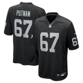 Las Vegas Raiders Will Putnam Black Team Game Jersey