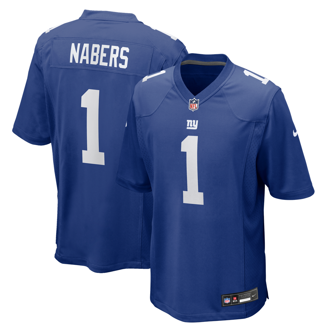 New York Giants Malik Nabers Century Red Alternate Game Jersey