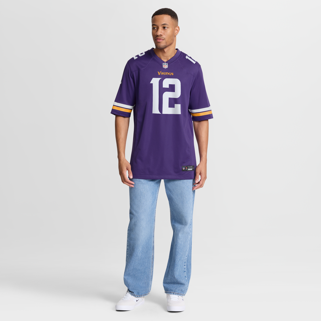 Minnesota Vikings Max Brosmer Purple Team Game Jersey