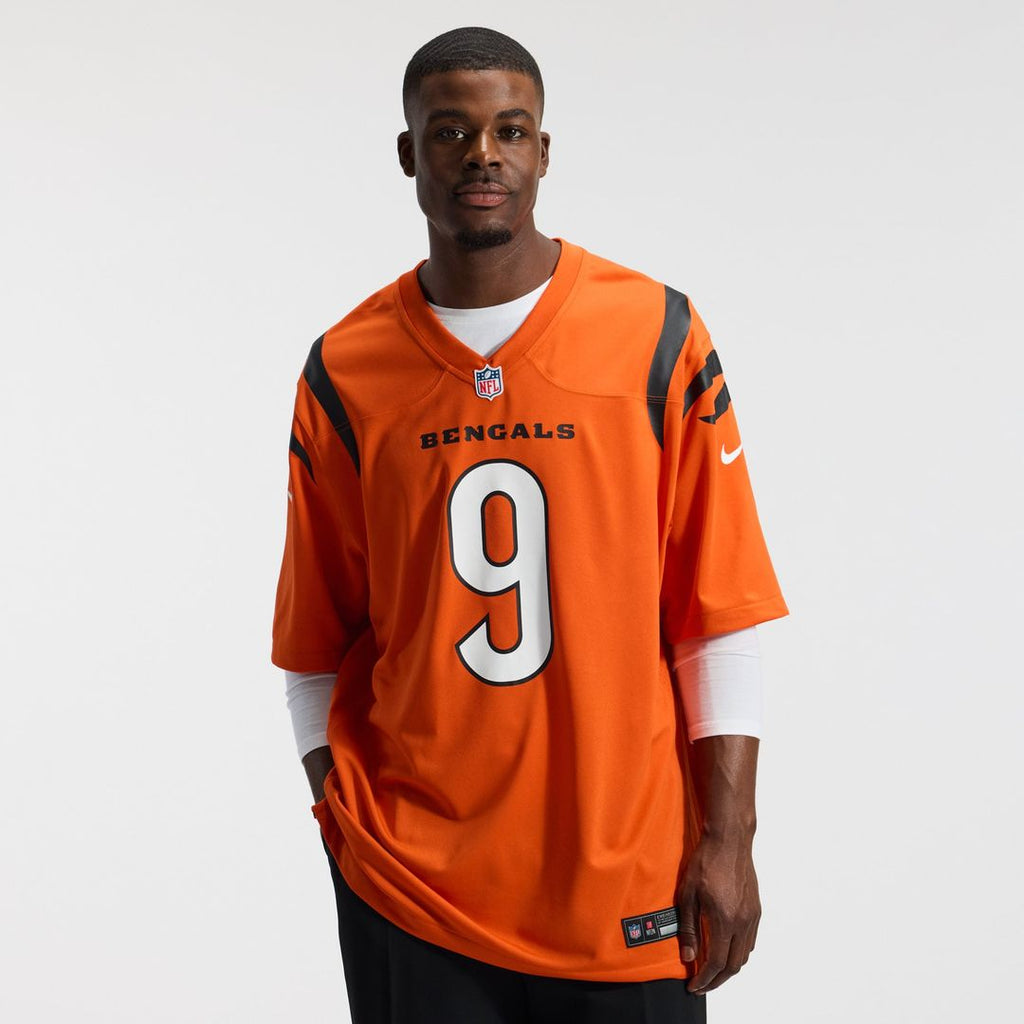 Cincinnati Bengals Joe Burrow White Game Jersey