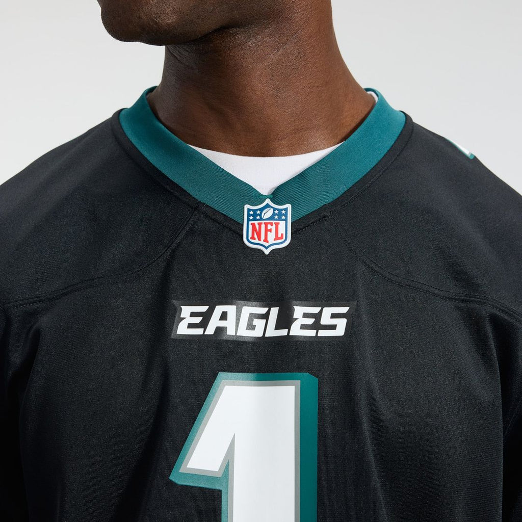Philadelphia Eagles Jalen Hurts Black Alternate Game Jersey