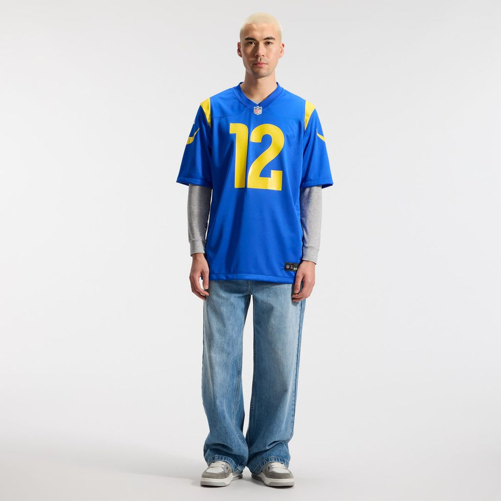 Los Angeles Rams Puka Nacua White White Game Player Jersey