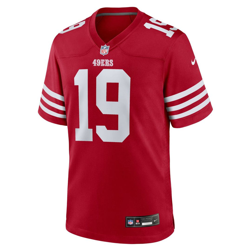 San Francisco 49ers Deebo Samuel Sr Scarlet Team Game Jersey