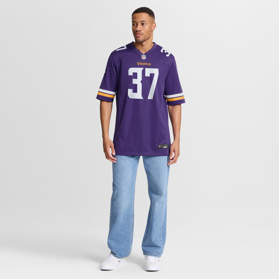 Minnesota Vikings Tavierre Thomas Purple Team Game Jersey