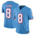 Tennessee Titans Will Levis Light Blue Alternate Oilers Throwback Vapor F.U.S.E. Limited Jersey