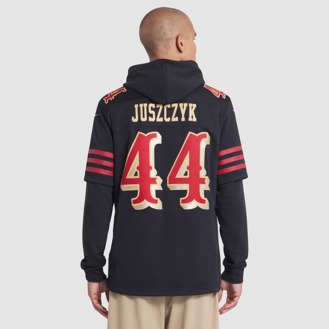 San Francisco 49ers Kyle Juszczyk Black Rivalries Collection Stitched Limited Jersey