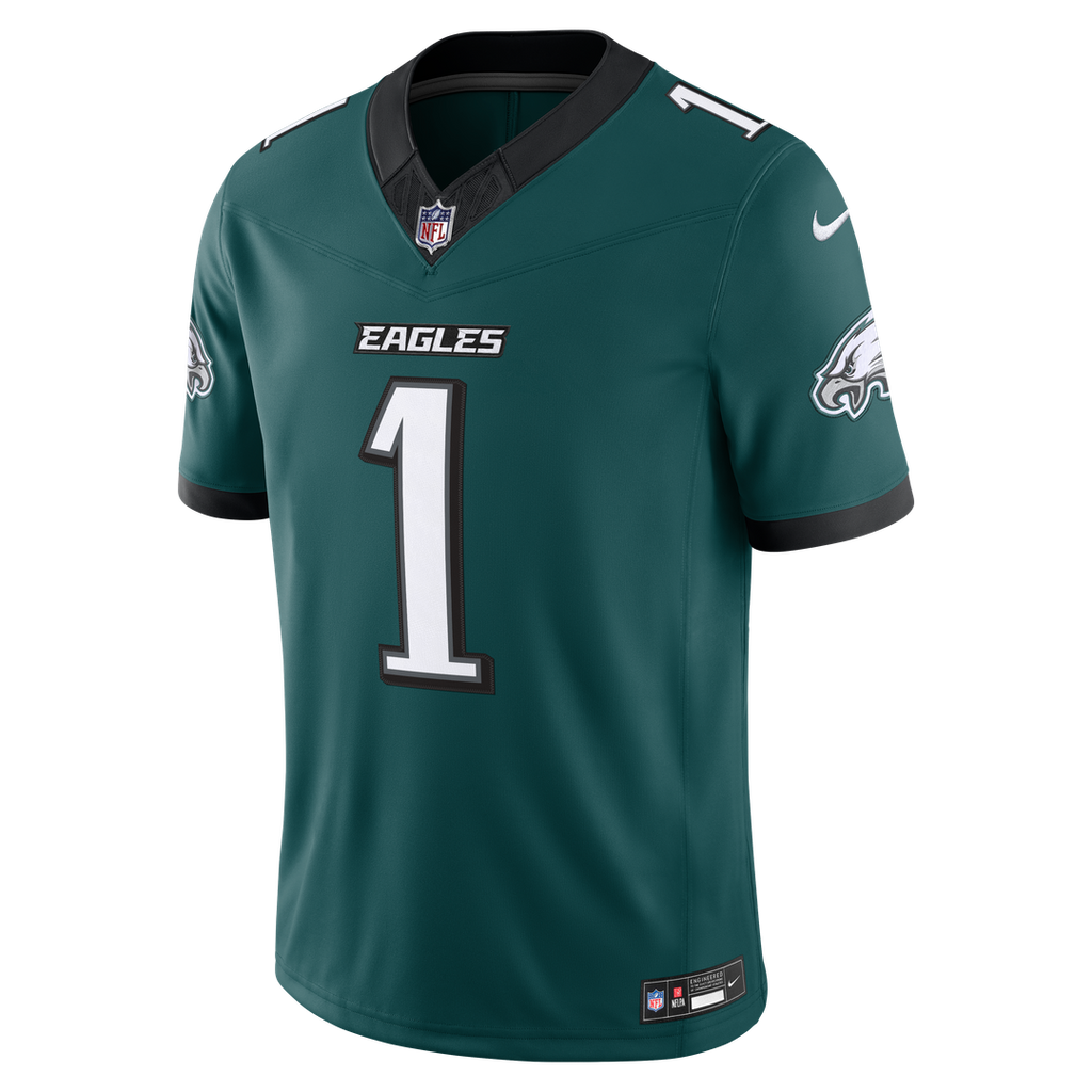 Philadelphia Eagles Jalen Hurts Kelly Green Alternate Vapor F.U.S.E. Stitched Limited Jersey