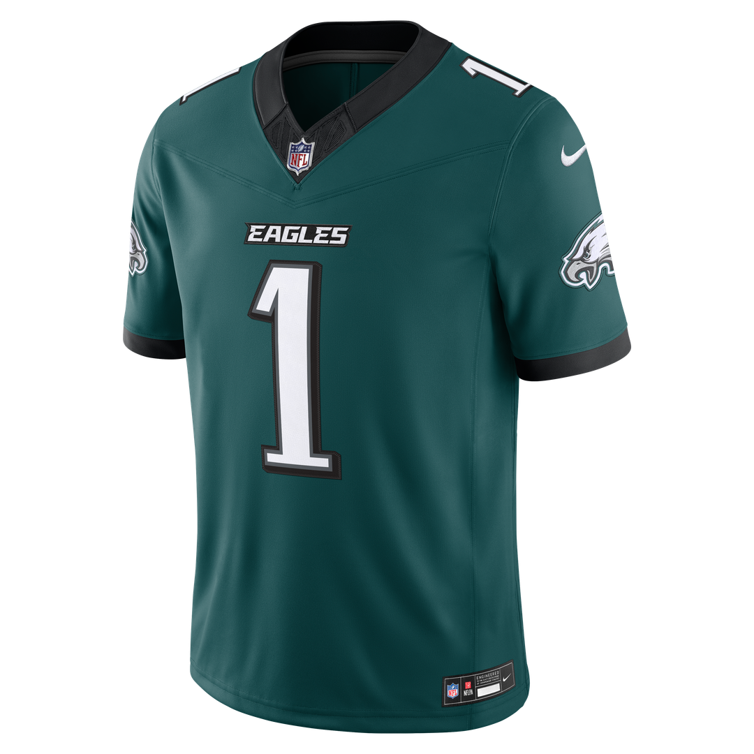 Philadelphia Eagles Jalen Hurts Kelly Green Alternate Vapor F.U.S.E. Stitched Limited Jersey