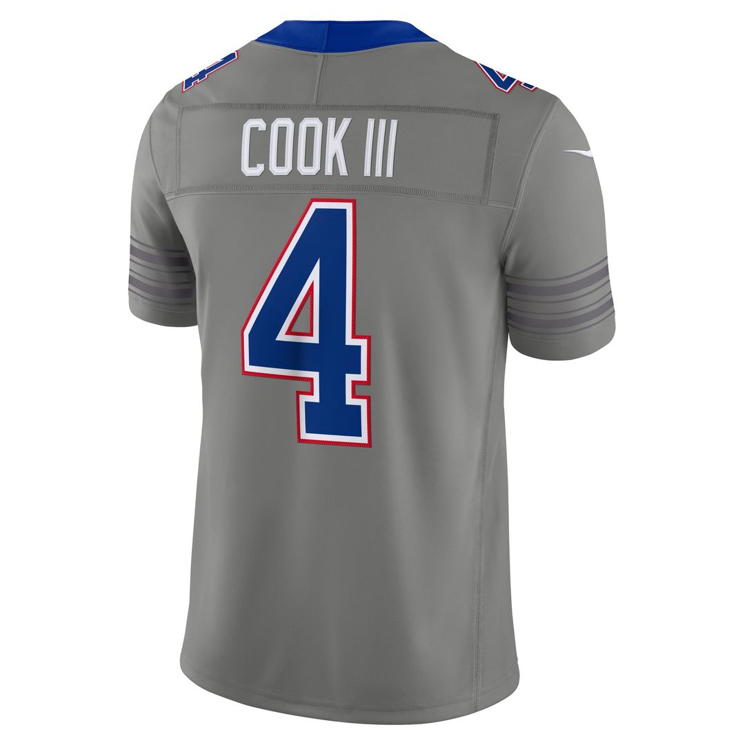 Buffalo Bills James Cook III Royal Team Vapor F.U.S.E. Stitched Limited Jersey