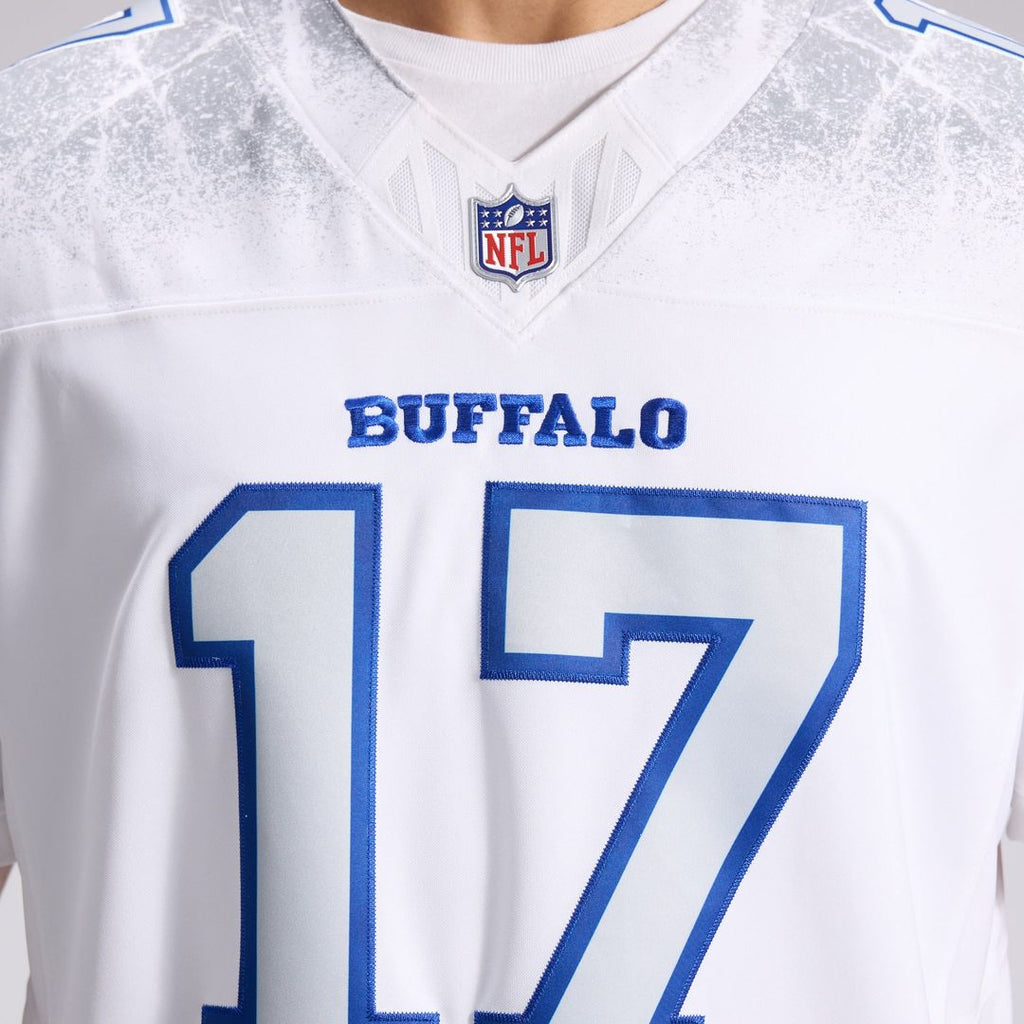Buffalo Bills Josh Allen White Rivalries Collection Stitched Limited Jersey
