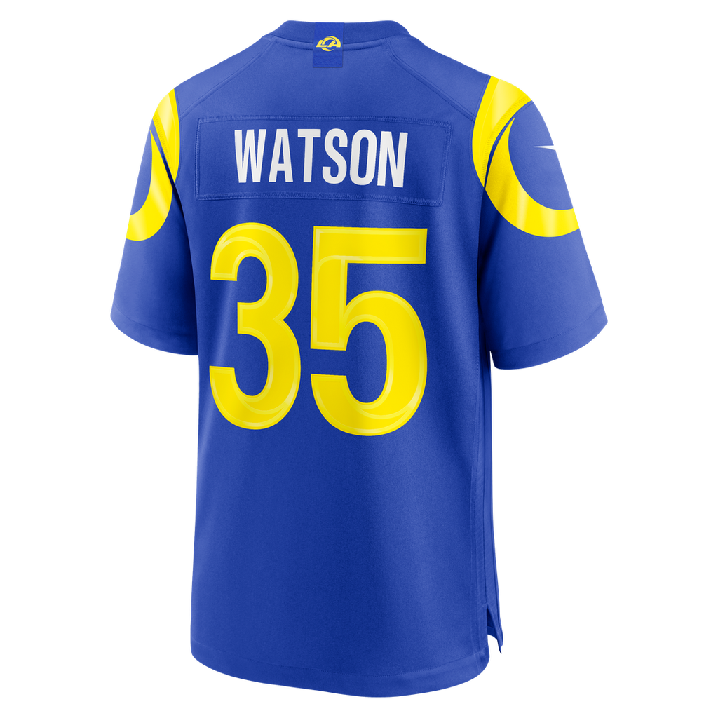 Los Angeles Rams Jaylen Watson Royal Team Game Jersey