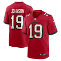 Tampa Bay Buccaneers Keyshawn Johnson Red Game Retired Player Jersey