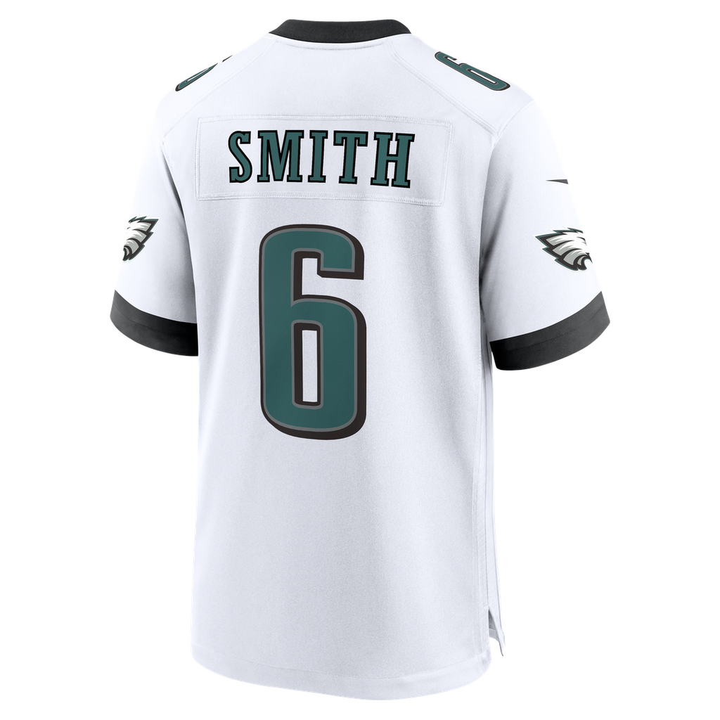 Philadelphia Eagles DeVonta Smith White Game Jersey