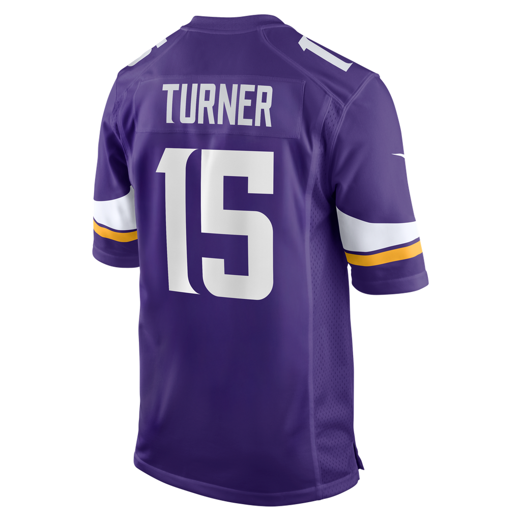 Minnesota Vikings Dallas Turner Purple Game Jersey
