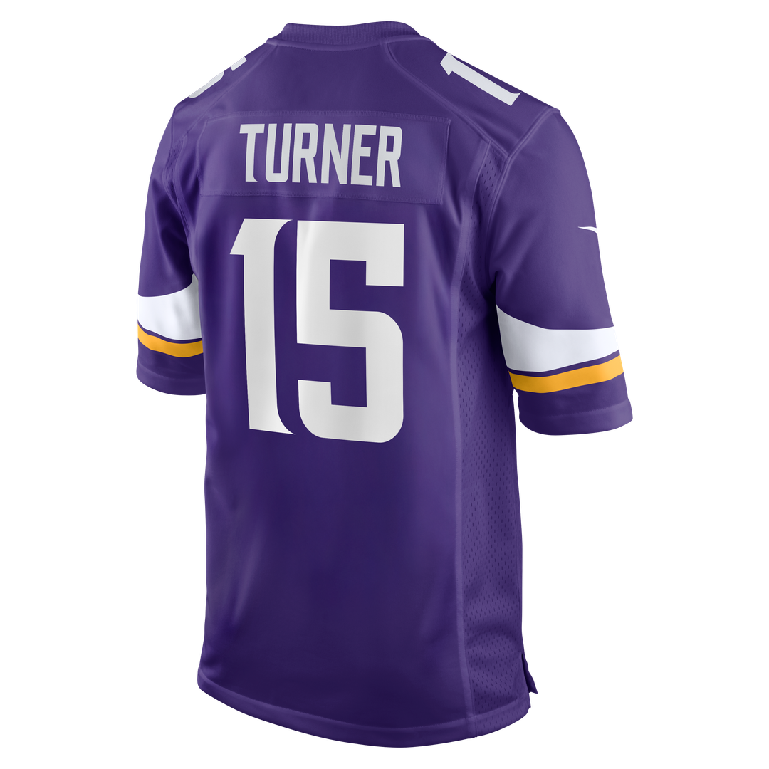 Minnesota Vikings Dallas Turner Purple Game Jersey